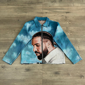 RDMCLOTHINGART tapestry hoodie BLUE DRAKE TAPESTRY JACKET