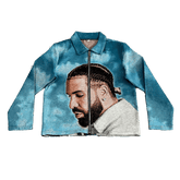 RDMCLOTHINGART tapestry hoodie BLUE DRAKE TAPESTRY JACKET