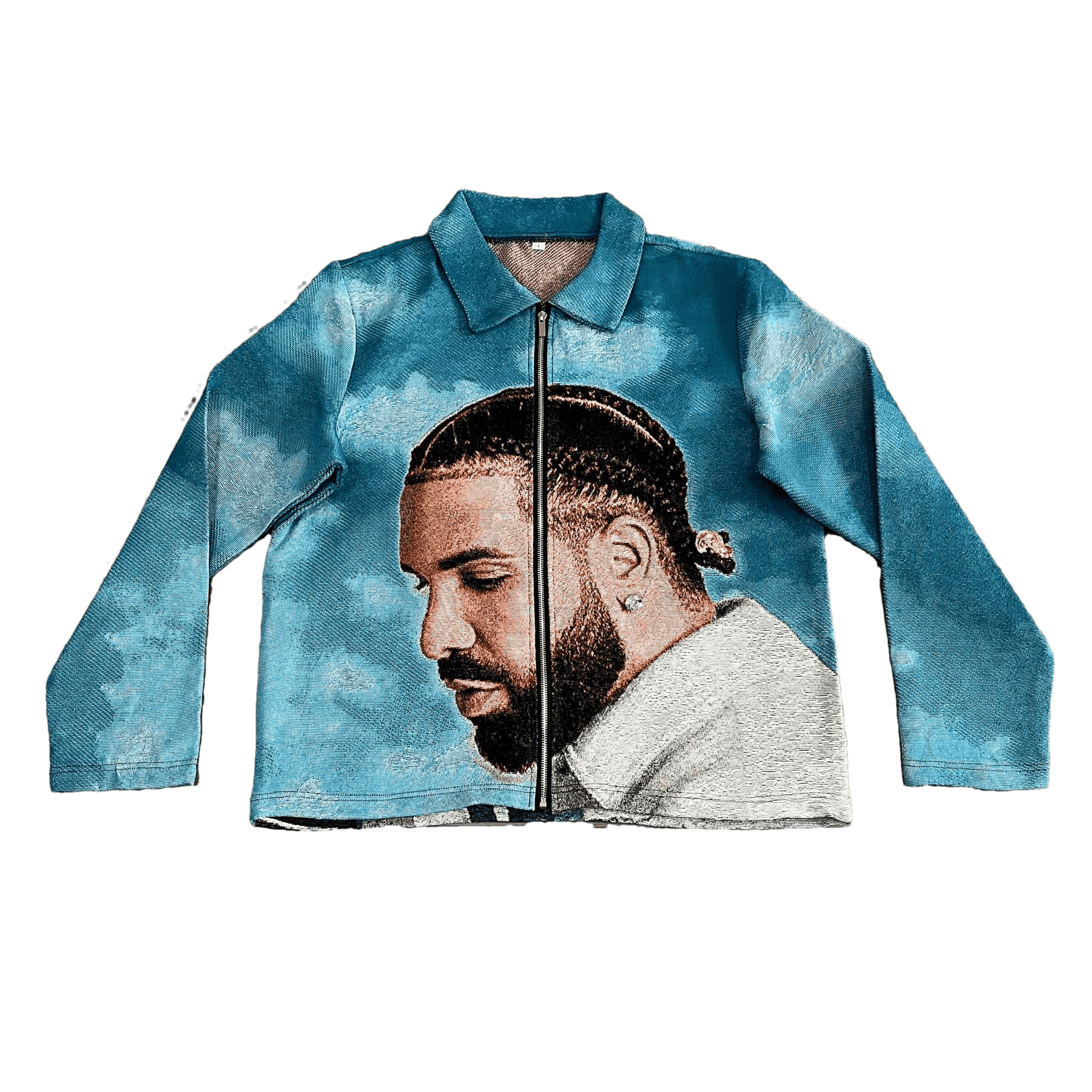 RDMCLOTHINGART tapestry hoodie BLUE DRAKE TAPESTRY JACKET