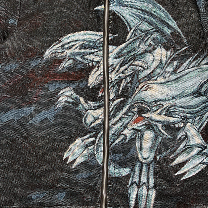 RDMCLOTHINGART tapestry hoodie BLUE EYES WHITE DRAGON TAPESTRY JACKET