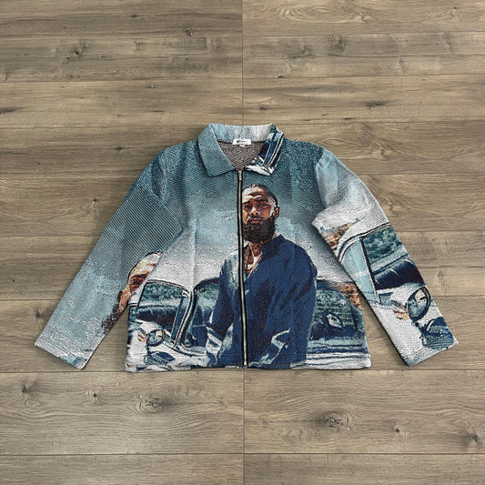 BLUE NIP TAPESTRY JACKET