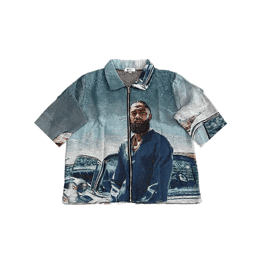 BLUE NIP TAPESTRY TEE