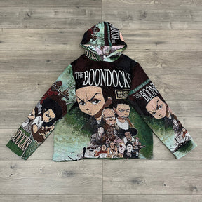 RDMCLOTHINGART tapestry hoodie BOONDOCKS TAPESTRY HOODIE