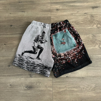 RDMCLOTHINGART tapestry hoodie BOXING TAPESTRY SHORTS