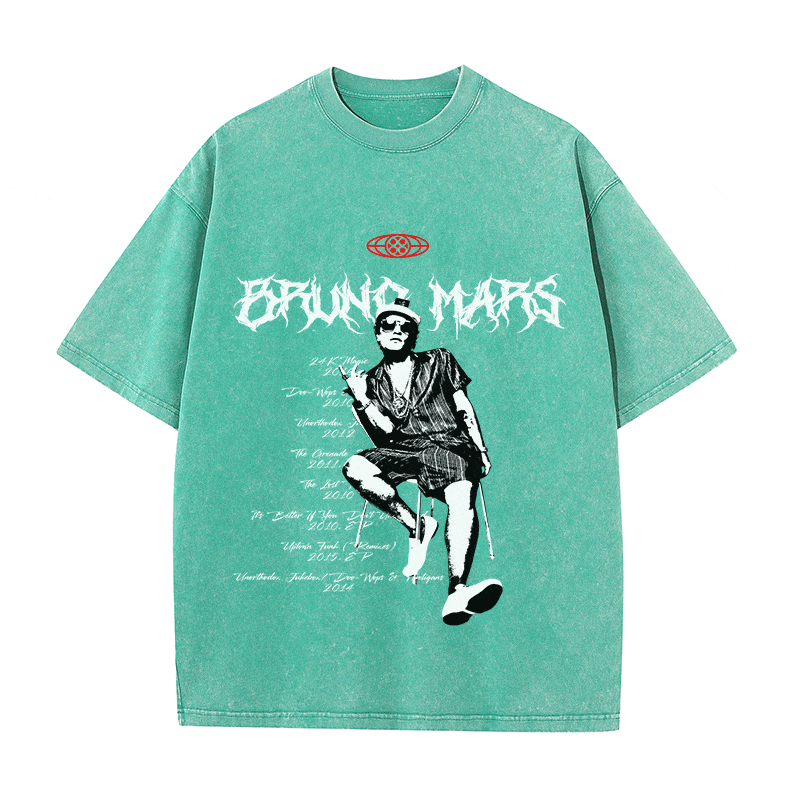RDMCLOTHINGART tapestry hoodie BRUNO MARS HEAVY WEIGHT COTTON TEE-8874