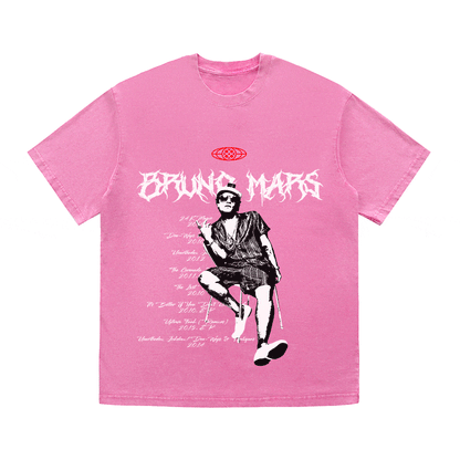 RDMCLOTHINGART tapestry hoodie BRUNO MARS HEAVY WEIGHT COTTON TEE-8874