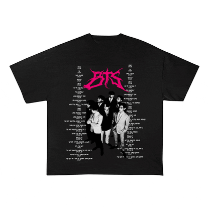 RDMCLOTHINGART tapestry hoodie BTS HEAVY WEIGHT COTTON TEE-8899