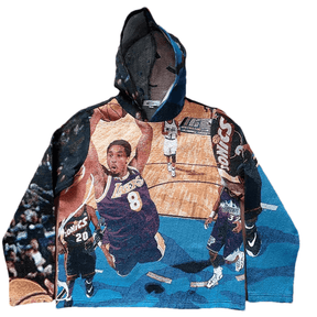 RDMCLOTHINGART tapestry hoodie BULE ALL STAR DUNK TAPESTRY