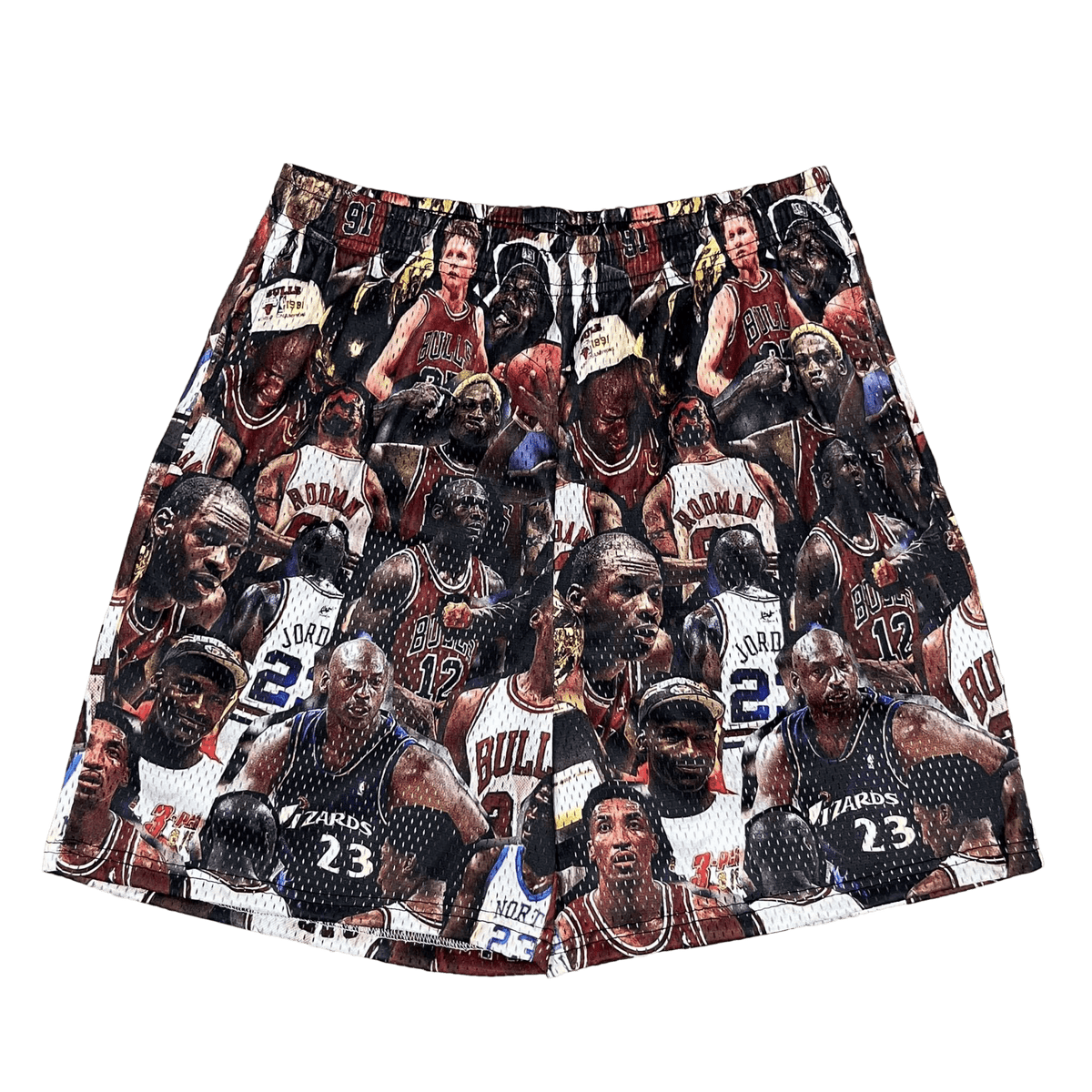 RDMCLOTHINGART tapestry hoodie BULLS MESH SHORTS-8690