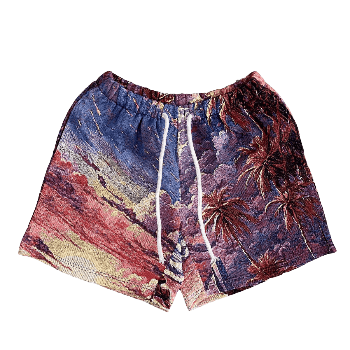 RDMCLOTHINGART tapestry hoodie CALIFORNIA TAPESTRY SHORTS