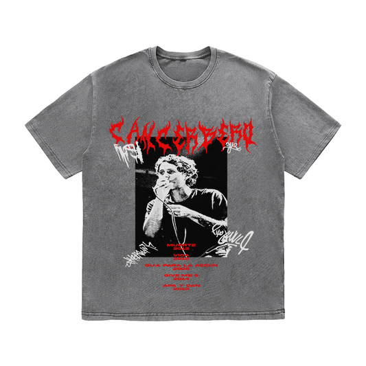 RDMCLOTHINGART tapestry hoodie CANCERBERO HEAVY WEIGHT COTTON TEE-8925