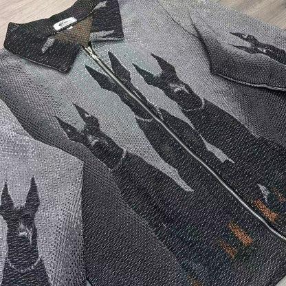 RDMCLOTHINGART tapestry hoodie CERBERUS TAPESTRY TEE-6800