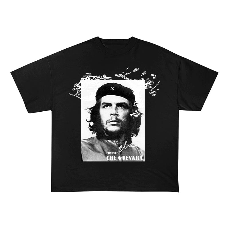 RDMCLOTHINGART tapestry hoodie CHE GUEVARA HEAVY COTTON TEES-8277