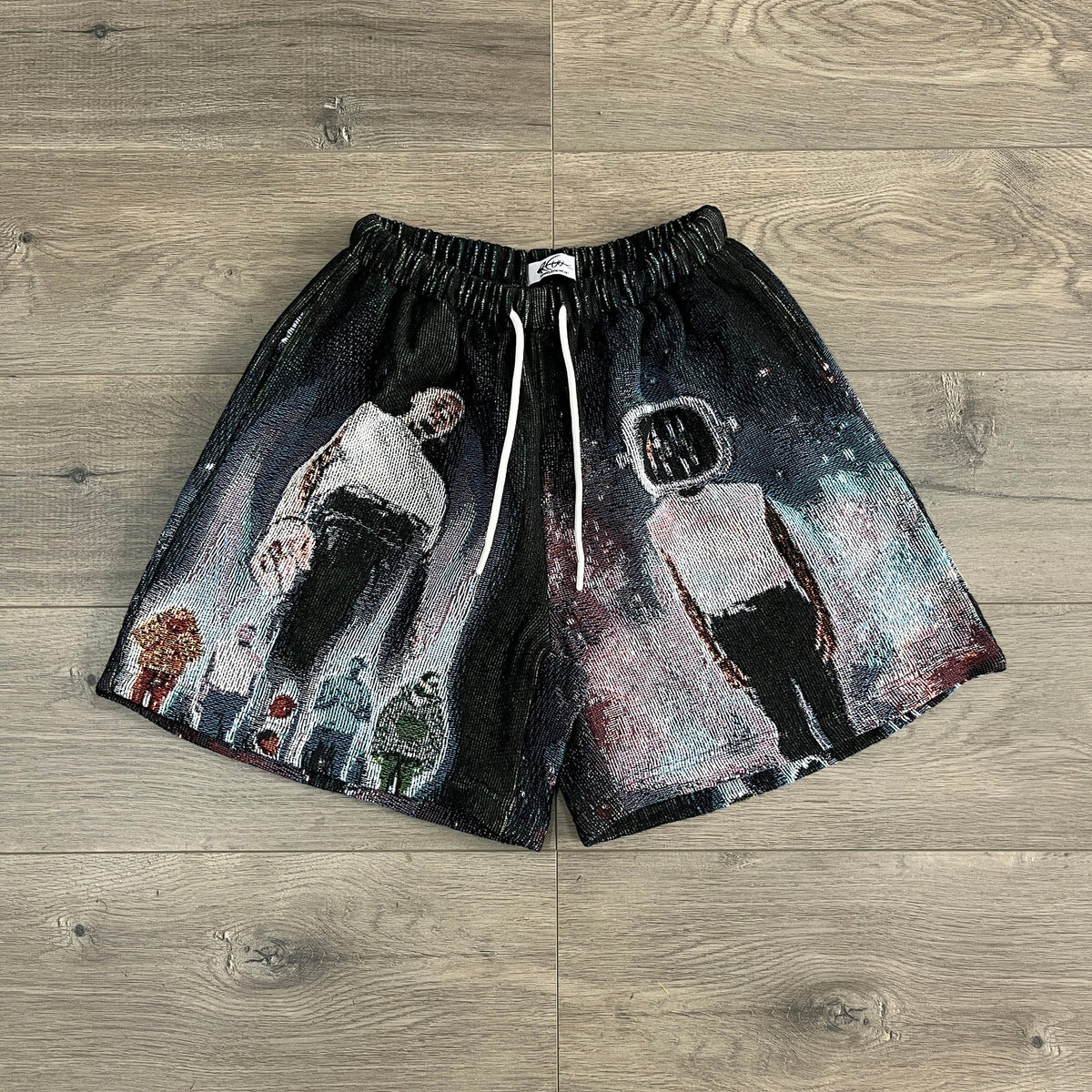 RDMCLOTHINGART tapestry hoodie CHRIS BROWN TAPESTRY SHORTS