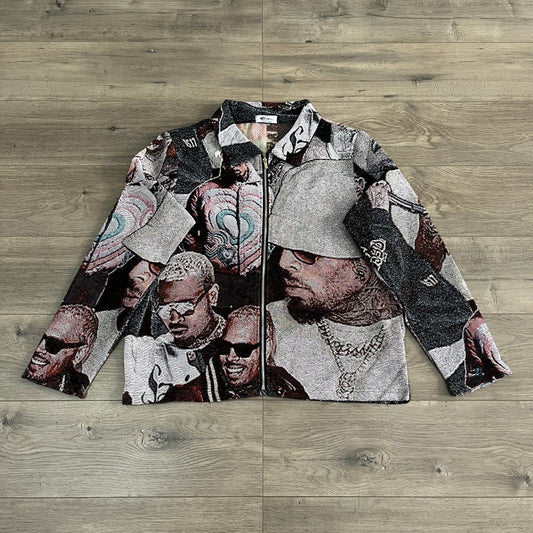 CHRIS BROWN V2 TAPESTRY JACKET