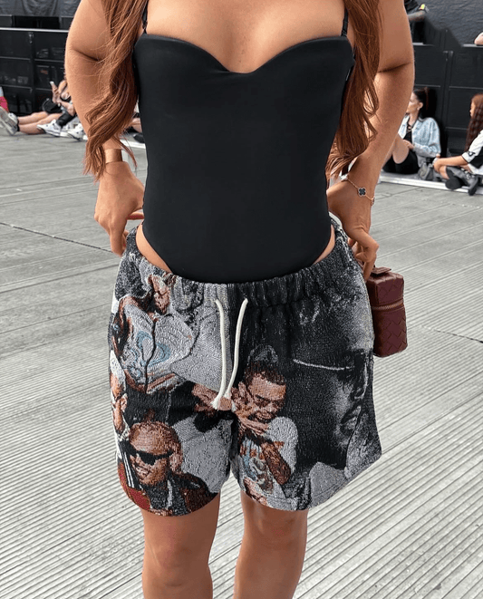 CHRIS BROWN V2 TAPESTRY SHORTS