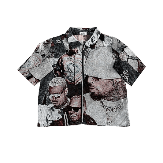 CHRIS BROWN V2 TAPESTRY TEE