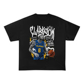 RDMCLOTHINGART tapestry hoodie CLARKSON HEAVY COTTON TEES-8294