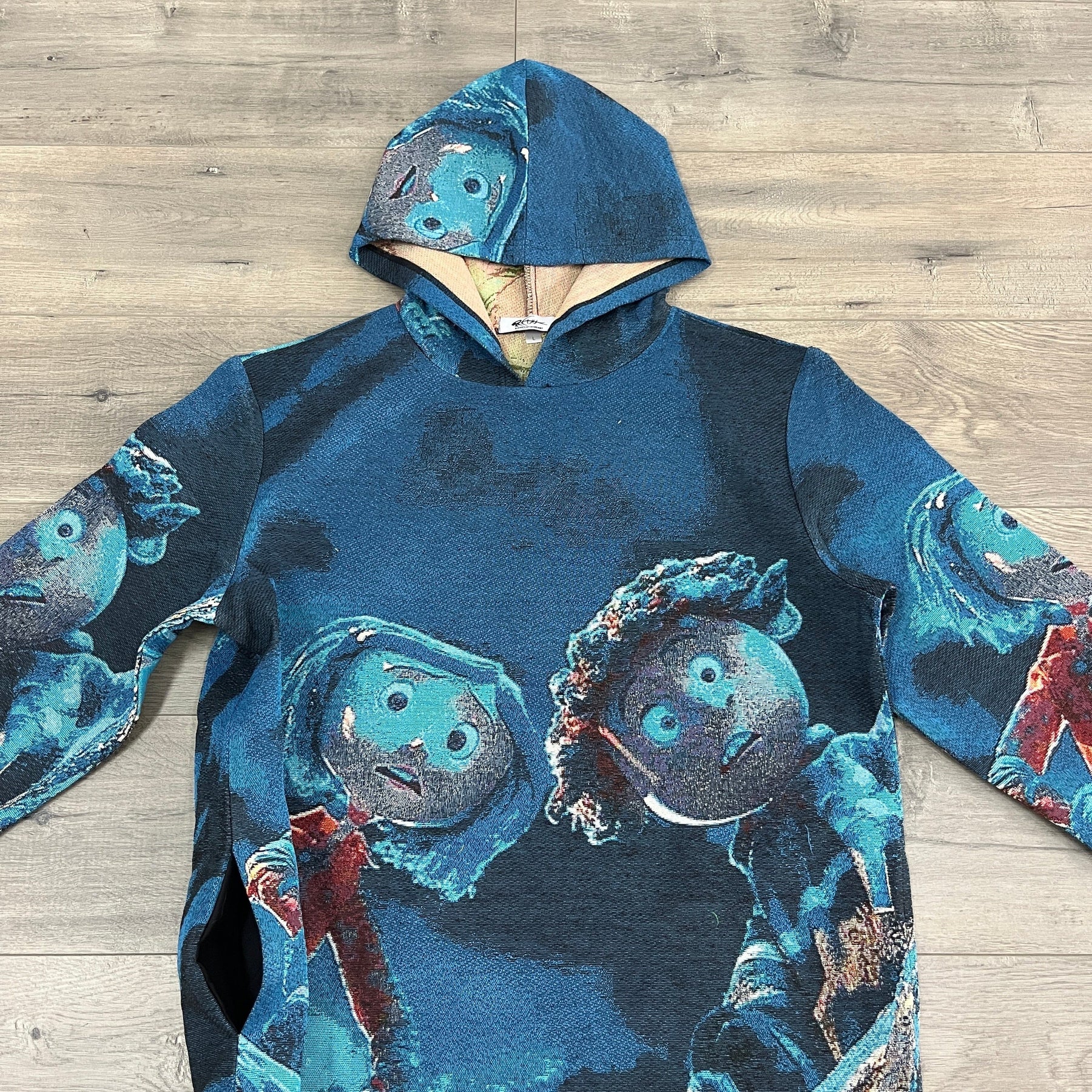 RDMCLOTHINGART tapestry hoodie CORALINE TAPESTRY HOODIE