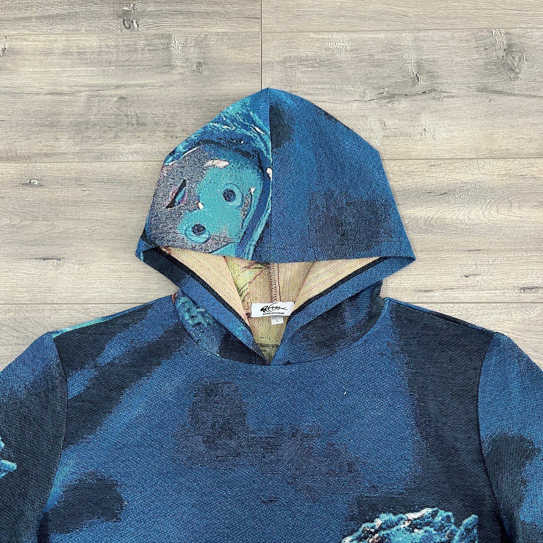 RDMCLOTHINGART tapestry hoodie CORALINE TAPESTRY HOODIE