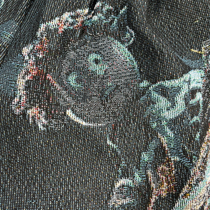 RDMCLOTHINGART tapestry hoodie CORALINE TAPESTRY SHORTS
