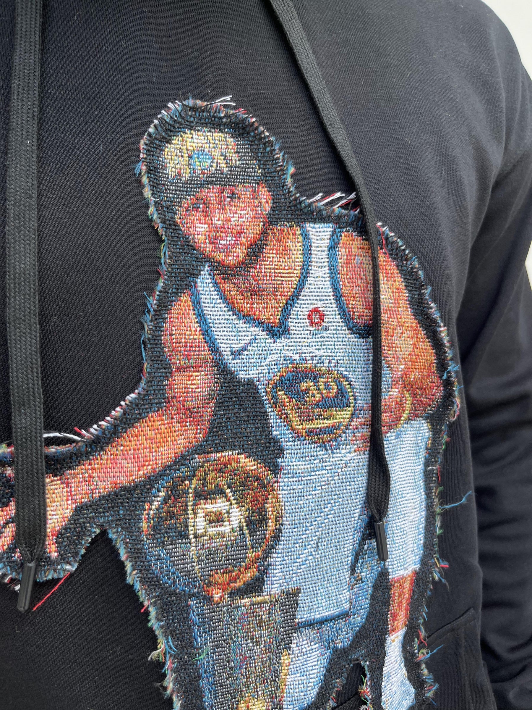 RDMCLOTHINGART tapestry hoodie CURRY TAPESTRY PATCH HOODIE-9033