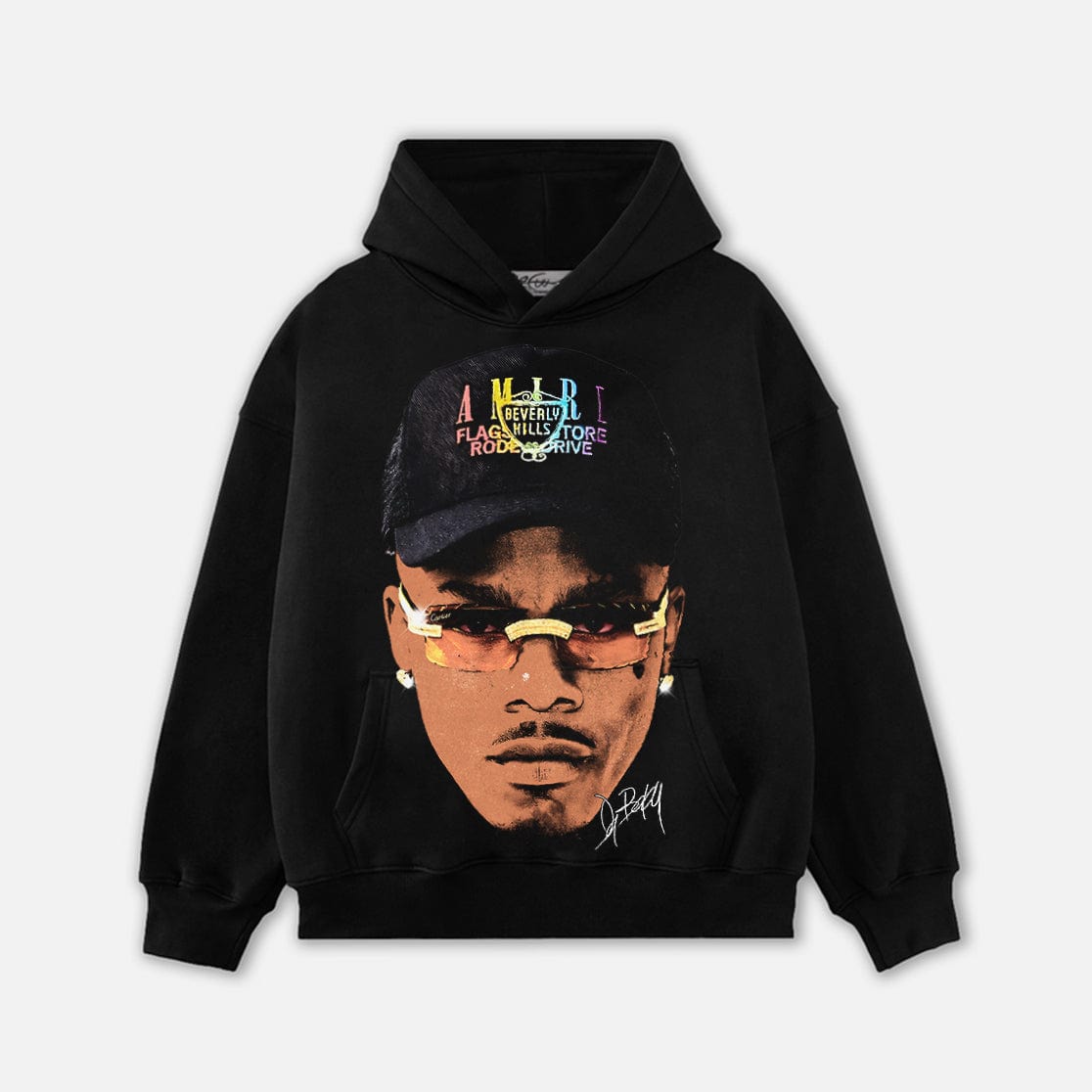 RDMCLOTHINGART tapestry hoodie DABABY HEAD HOODIE-1100