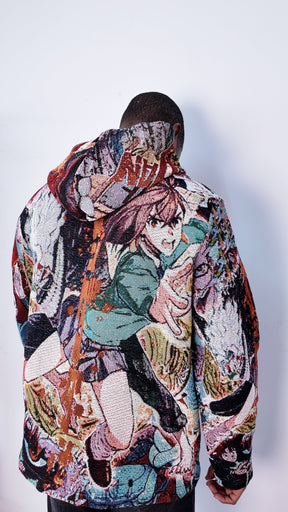 RDMCLOTHINGART tapestry hoodie DANDADAN TAPESTRY HOODIE