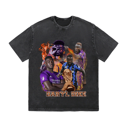 RDMCLOTHINGART tapestry hoodie DARYL DIKE HEAVY WEIGHT COTTON TEE-9153