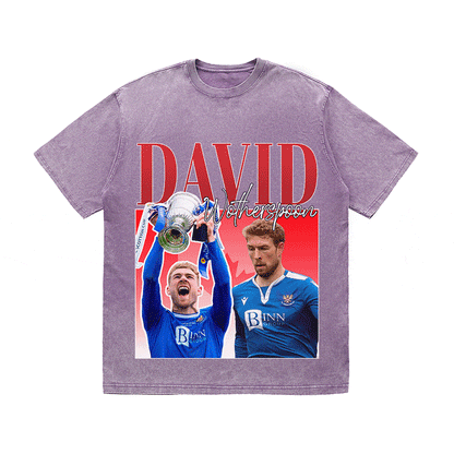 RDMCLOTHINGART tapestry hoodie DAVID HEAVY WEIGHT COTTON TEE-8954