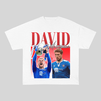 RDMCLOTHINGART tapestry hoodie DAVID HEAVY WEIGHT COTTON TEE-8954