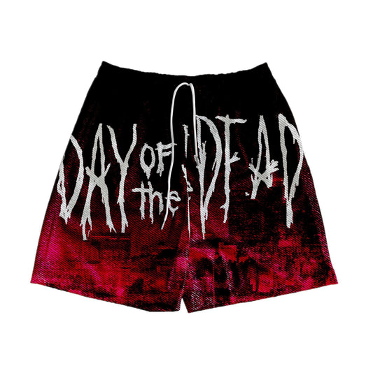 DAY OF THE DEAD TAPESTRY SHORTS