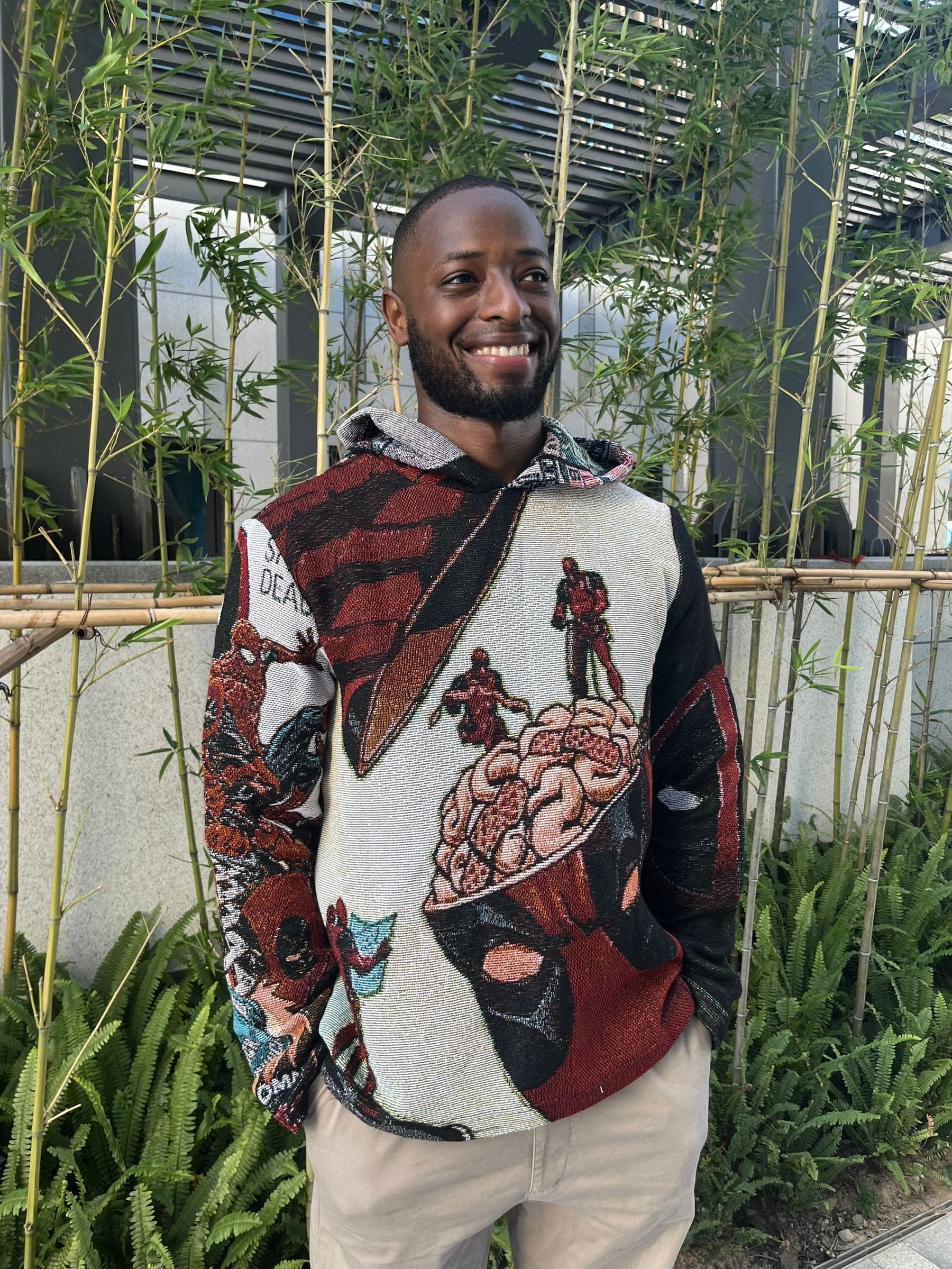 RDMCLOTHINGART tapestry hoodie DEADPOOL TAPESTRY HOODIE