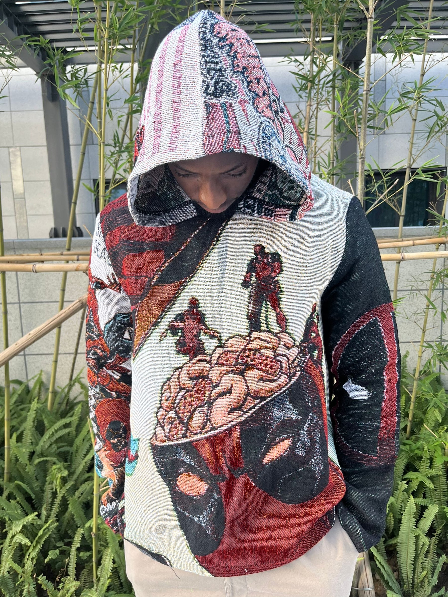 RDMCLOTHINGART tapestry hoodie DEADPOOL TAPESTRY HOODIE