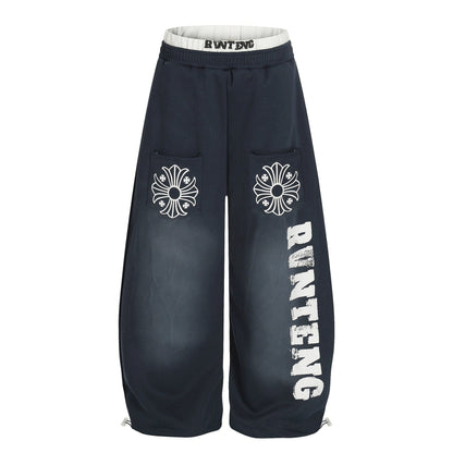 RDMCLOTHINGART S / dark blue tapestry hoodie DESIGNER PANTS-60014
