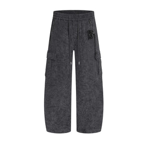RDMCLOTHINGART M / Black-White tapestry hoodie DESIGNER PANTS-60019