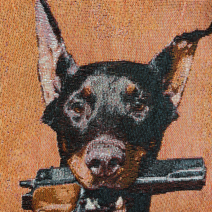 RDMCLOTHINGART tapestry hoodie DOBERMANN TAPESTRY TEE-98398