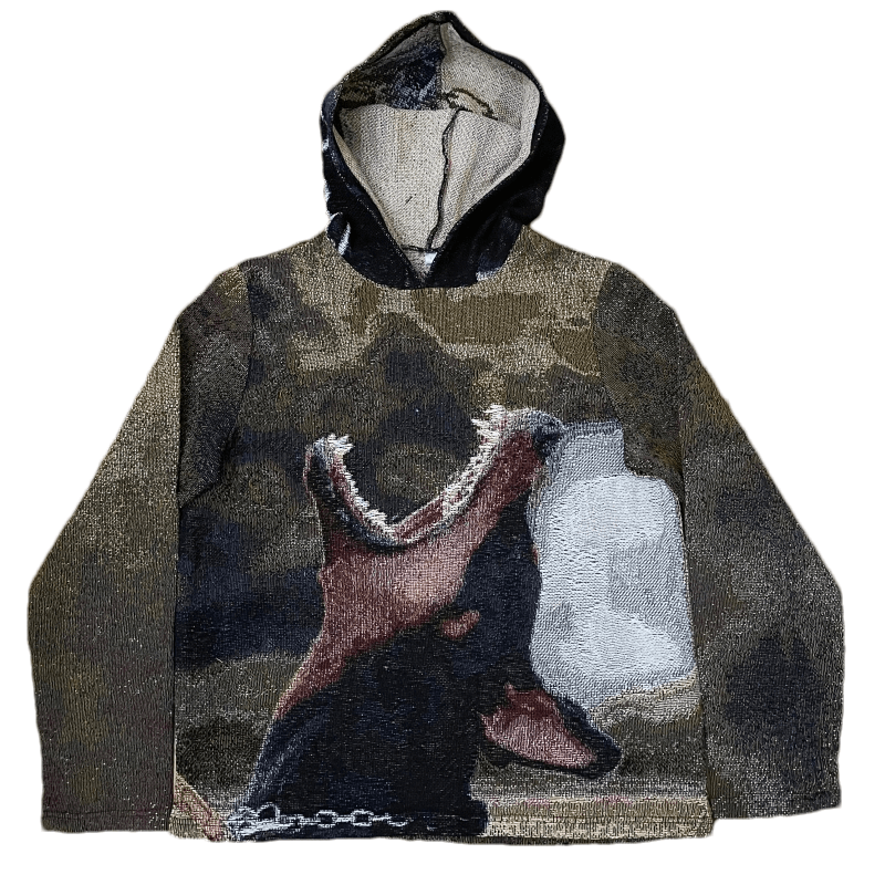 RDMCLOTHINGART tapestry hoodie Dog Tapestry