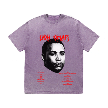 RDMCLOTHINGART tapestry hoodie DON OMAR HEAVY WEIGHT COTTON TEE-8928