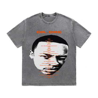 RDMCLOTHINGART tapestry hoodie DR. DRE HEAVY WEIGHT COTTON TEE-8929