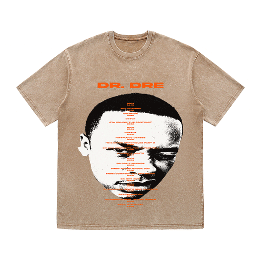 RDMCLOTHINGART tapestry hoodie DR. DRE HEAVY WEIGHT COTTON TEE-8929