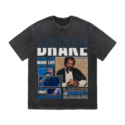 RDMCLOTHINGART tapestry hoodie DRAKE HEAVY WEIGHT COTTON TEE-8994