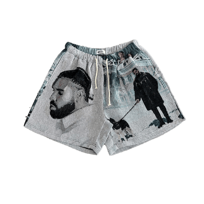 RDMCLOTHINGART tapestry hoodie DRAKE TAPESTRY SHORTS