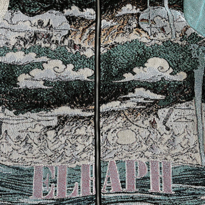 RDMCLOTHINGART tapestry hoodie ELBAPH TAPESTRY TEE
