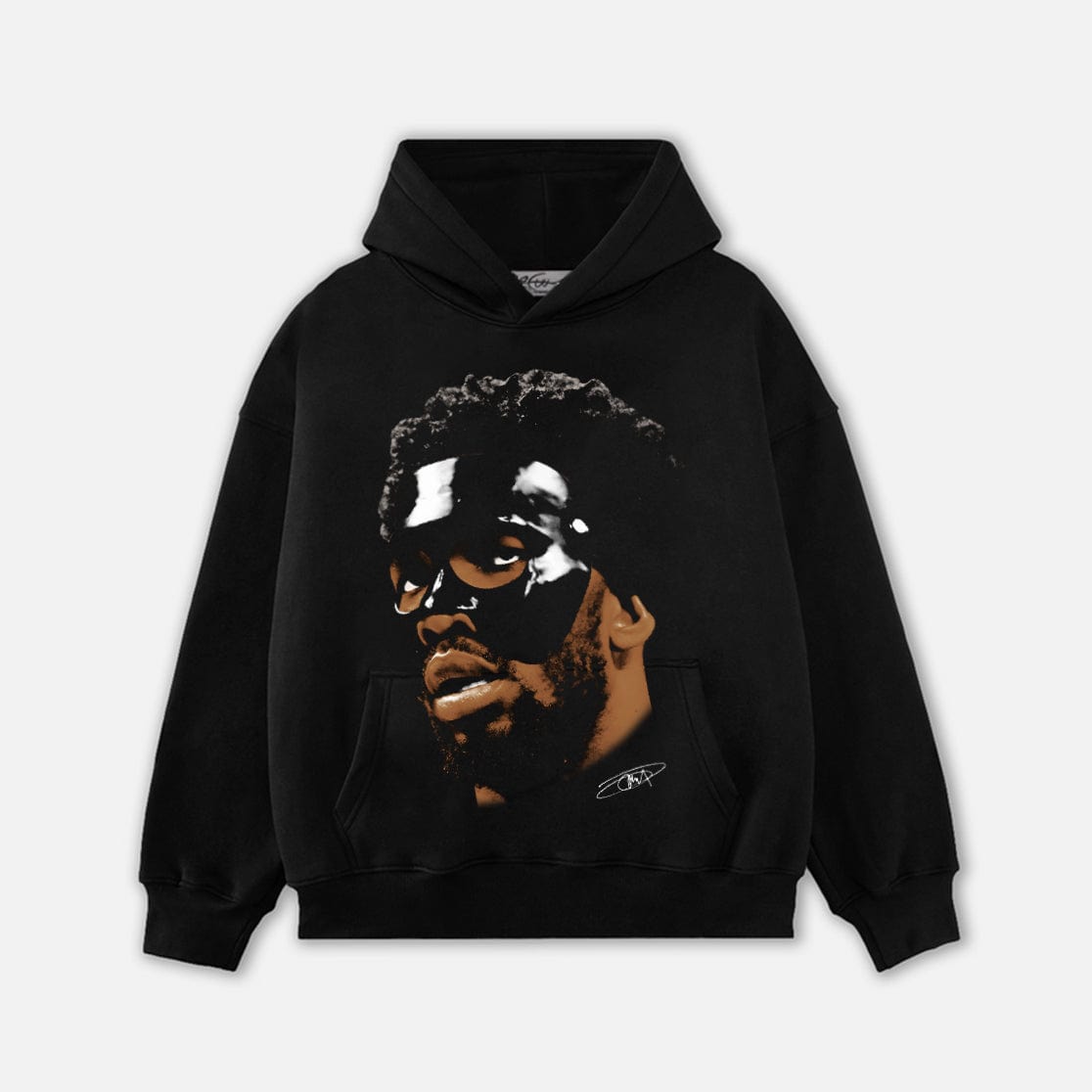 RDMCLOTHINGART tapestry hoodie EMBIID HEAD HOODIE-1020