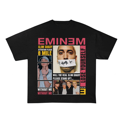 RDMCLOTHINGART tapestry hoodie EMINEM HEAVY WEIGHT COTTON TEE-8996