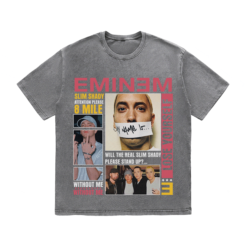 RDMCLOTHINGART tapestry hoodie EMINEM HEAVY WEIGHT COTTON TEE-8996