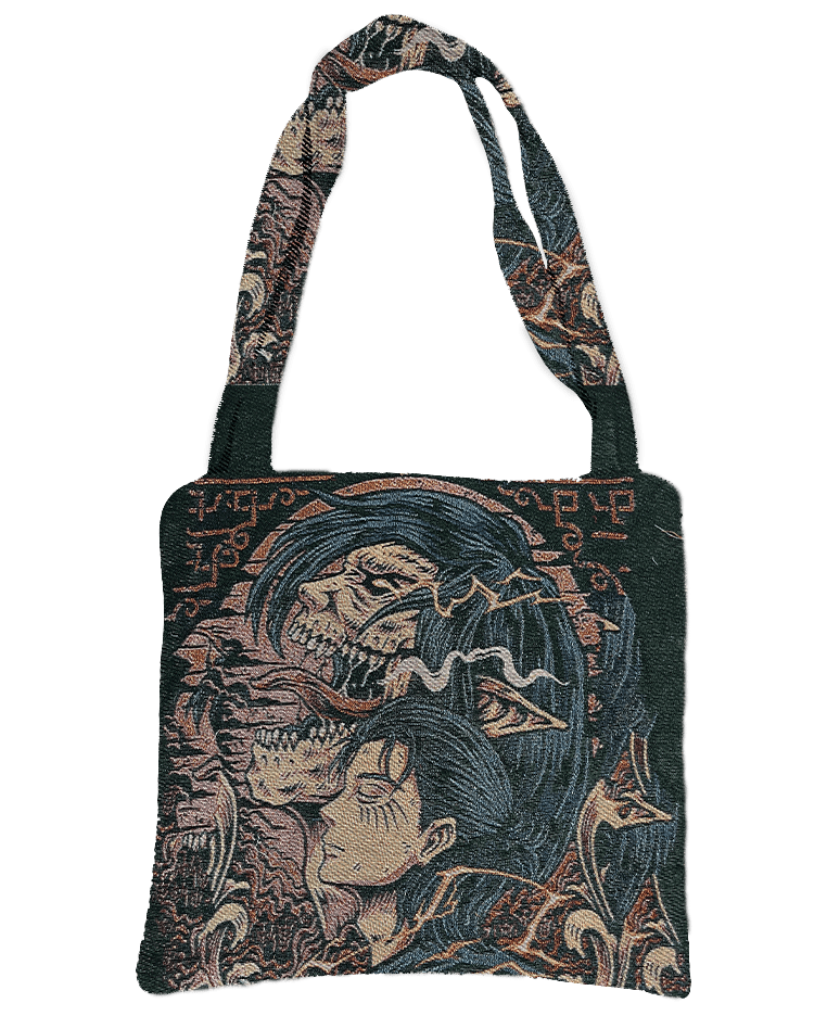 RDMCLOTHINGART tapestry hoodie EREN TAPESTRY BAG