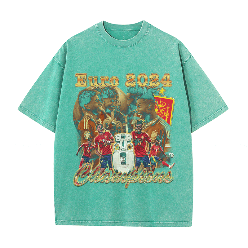 RDMCLOTHINGART tapestry hoodie EURO 2024 HEAVY WEIGHT COTTON TEE-8959