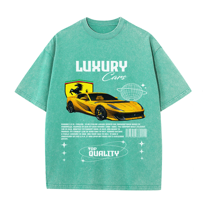 RDMCLOTHINGART tapestry hoodie FERRARI HEAVY WEIGHT COTTON TEE-9095